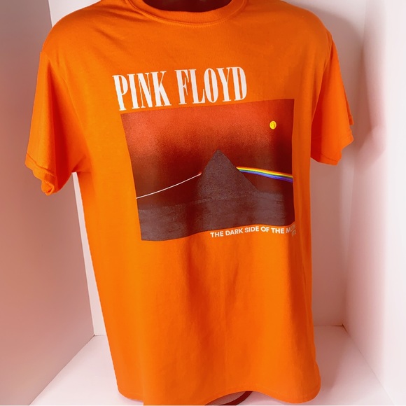 Pink Floyd Dark Side of the Moon TSHIRT Orange - Picture 4 of 8
